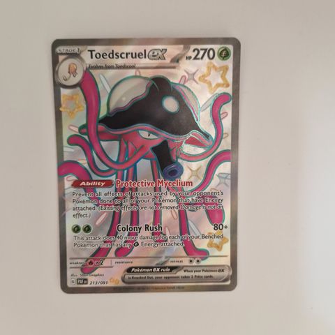 Pokemon Toedscruel Ex #213/091