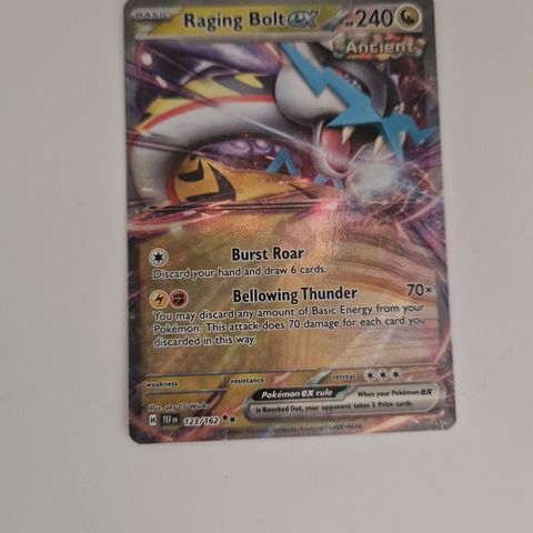 Pokemon Raging Bolt Ex #132/162