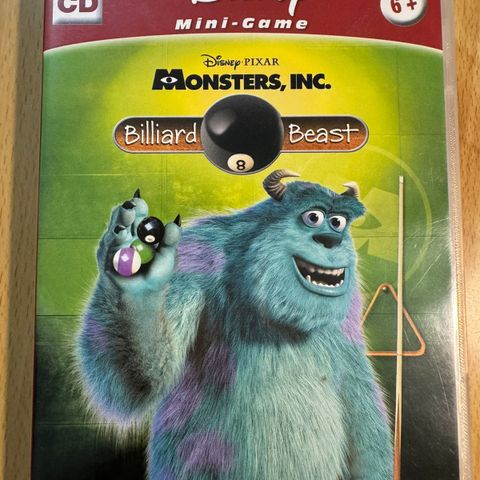 Disney Monster inc. Billiard beast pc spill 🔥som ny!!