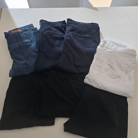 7 bukser - Five Units, Gant, Calvin Klein, Vero Moda