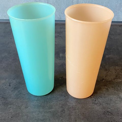 Retro/vintage Tupperware plastglass