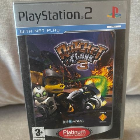 Ratchet and Clank 3 Platinum til Playstation 2