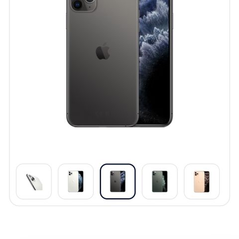 Meget pent brukt IPhone 11 pro Max. 64gb