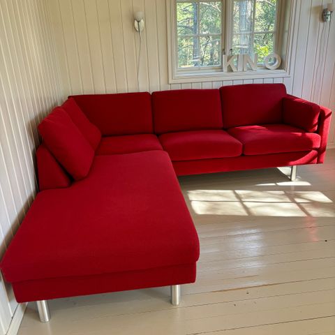 Hjelle hjørne sjeselong sofa