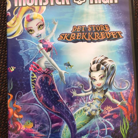 (DVD) Monster High skrekkrevet (2015) Norsk tale