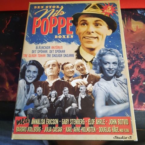 NILS POPPE DVD-BOKS