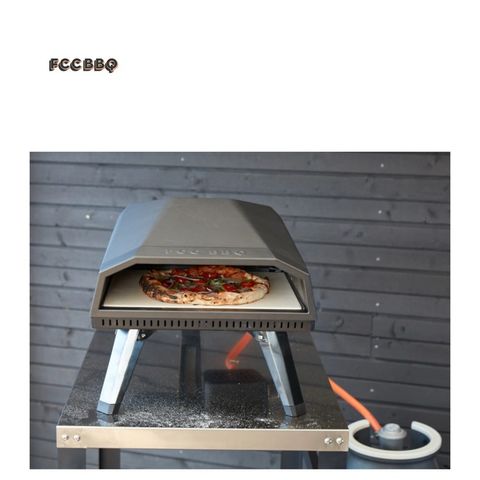 FCC BBQ Chef pizzaovn med bord, trekk og pizzaspade.