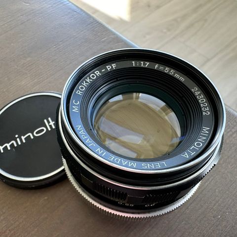 Minolta MC Rokkor-PF 55mm 1:1.7