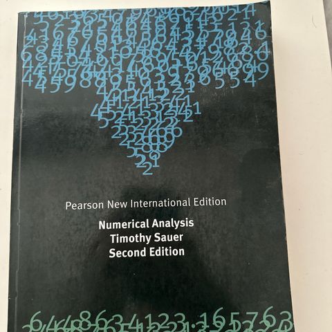 Numerical analysis - T. Sauer