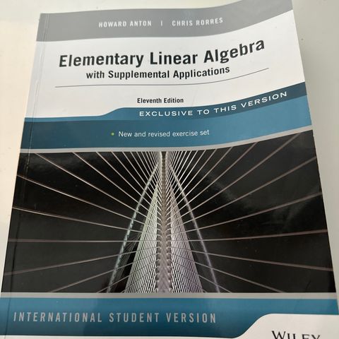 Elementary linear algebra - H. Anton