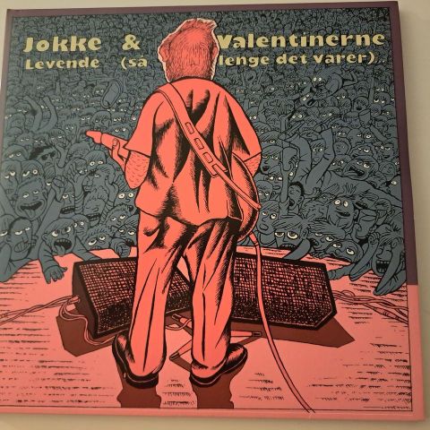 2 LP Jokke & Valentinerne - Levende (så lenge det varer) Sort vinyl