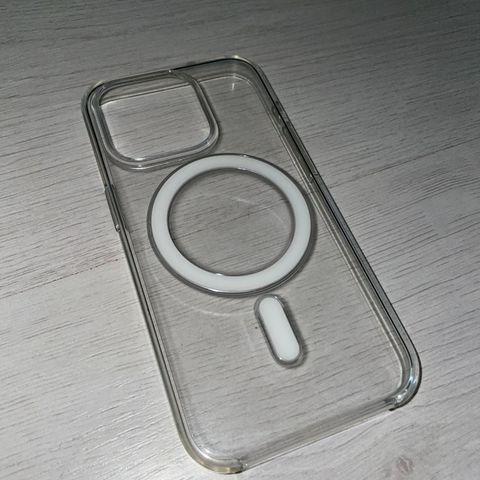 iPhone 15pro clear case deksel