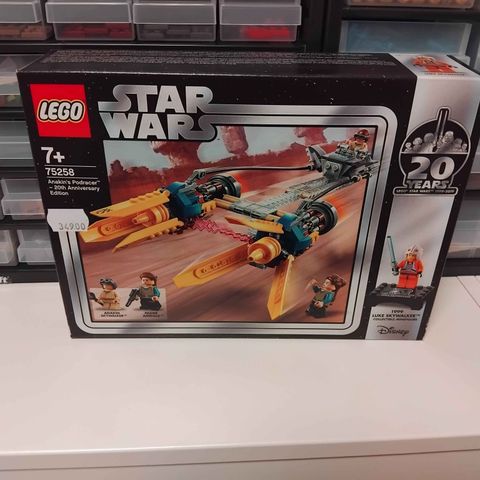 Lego Star Wars Anakin's Podracer – 20th Anniversary Edition | Uåpnet! | 75258