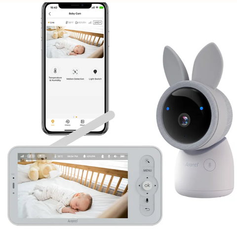 Arenti alnanny 2K UHD Baby Monitor med Kamera -NY