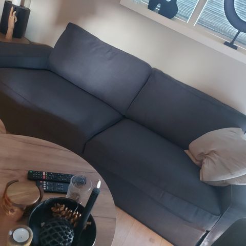 Kvivik 3 + 3 seter sofa, 2 stk grå fra Ikea