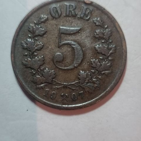 5 ØRE 1907