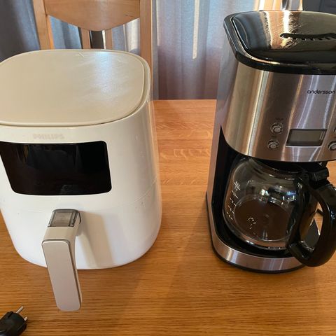 Kaffetrakter og Airfryer