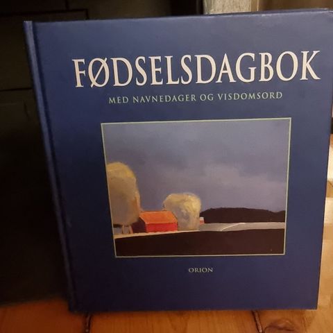 Ny ubrukt fødselsdagbok, selges!