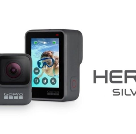 GoPro Hero 7 Silver actionkamera, 4K UHD/30, Vanntett, GPS,