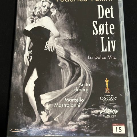 Det Søte Liv (DVD) Norsk Tekst