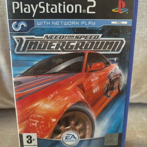 Need For Speed Underground til Playstation 2