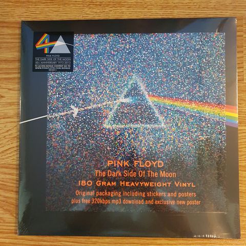 Pink Floyd - The Dark Side Of The Moon (40th anniversary edition) - på vinyl