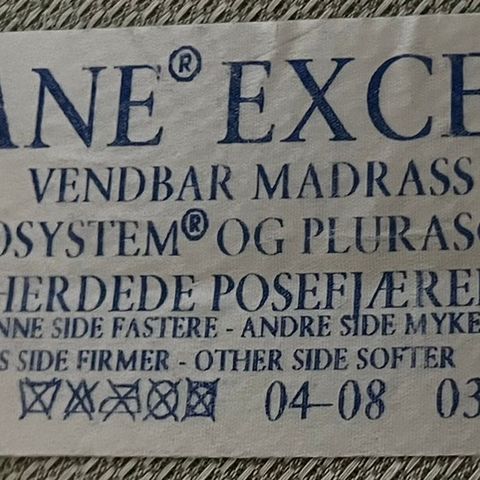 Svane excellent vendbar madrass