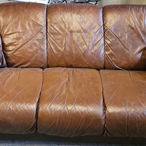 Ekornes Stockholm skinnsofa