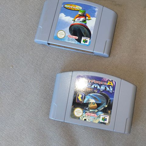 Nintendo 64 - Wave racer og Jet force Gemini