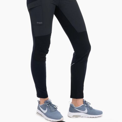 Fløyen Original Tight Pants Women - Grå/sort