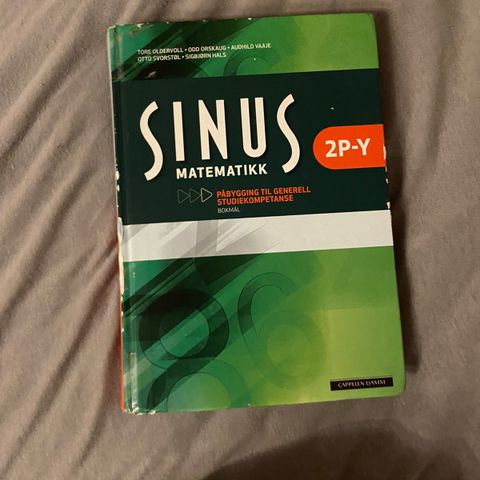 SINUS matematikk 2P-Y