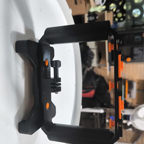 3D printed gopro and osmo action camera rig