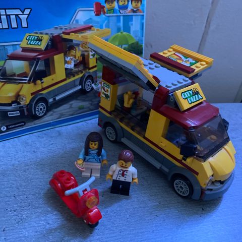 Lego city pizza van