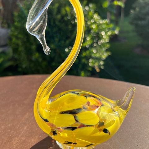 Vintage glass svane