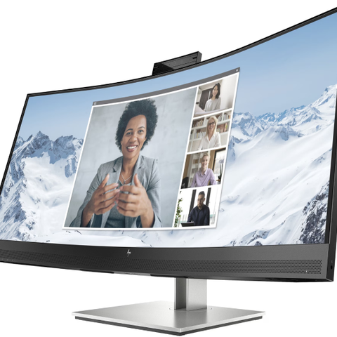 HP E34m G4 Curved WQHD conference monitor - 34'' - Ubrukt