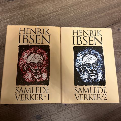 Henrik Ibsen samlede verker 1 og 2. 1 opplag