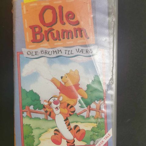 Ole Brumm til værs VHS Film