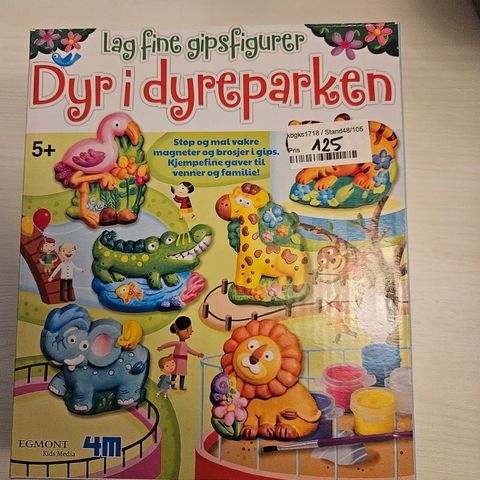 Dyr i dyreparken  ( HOBBYESKE LAG FINE GIPSFIGURER DYR I DYREPARKEN

)