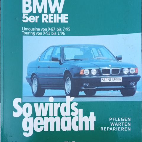 BMW E34 5-serie verkstedshåndbok