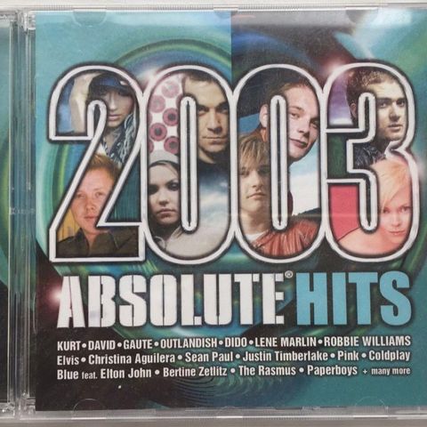 Absolute hits 2003. Inneholder 2 CD plater.