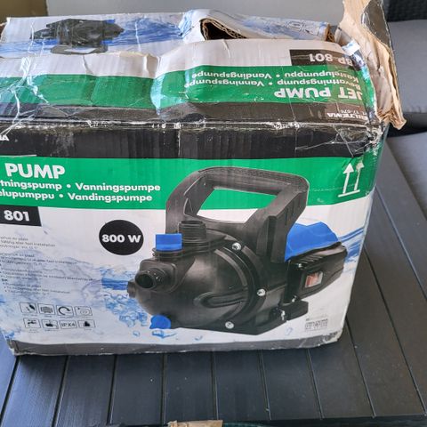 Biltema jet pump 800 watt  bassengpumpe