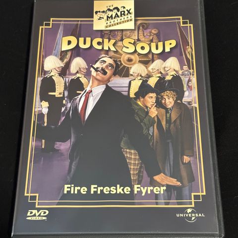 Duck Soup - Fire Freske Fyrer (DVD) Norsk Tekst