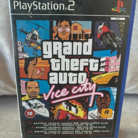 Grand Theft Auto - Vice City til Playstation 2