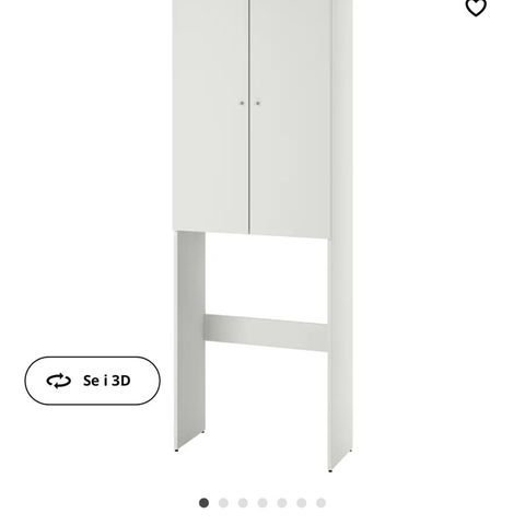 Hyller fra ikea over vaskemaskin