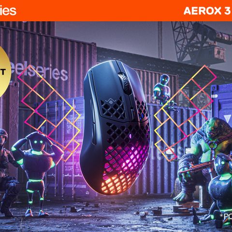 Steelseries Aerox 3 Trådløs Gamingmus