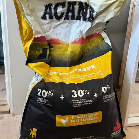 Acana valpefor 7,6kg igjen RESERVERT