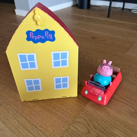 Peppa pig hus og bil