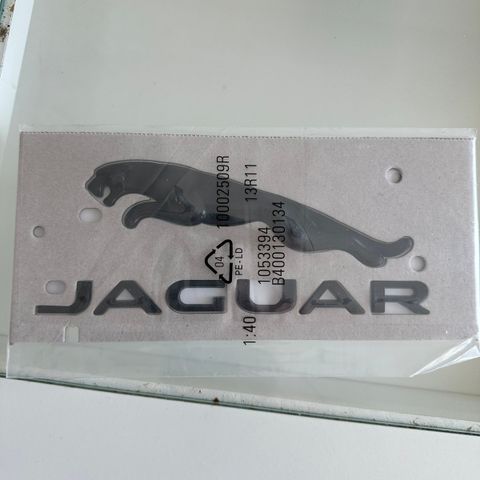 Svart Jaguar Emblem