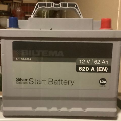 Bilbatteri /startbatteri 12v/62Ah