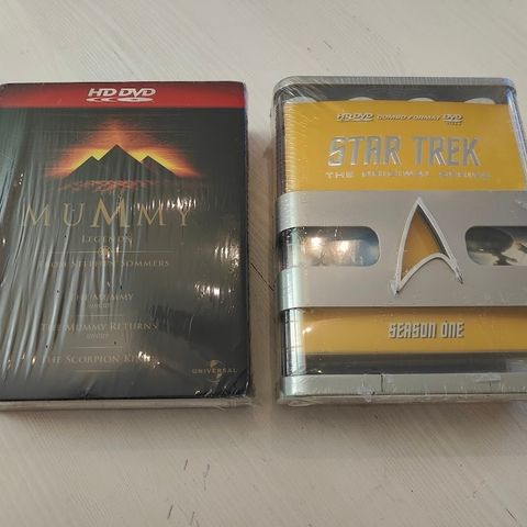 The Mummy Legends Collection Samleboks og Star Trek Season 1 HD DVD Boks